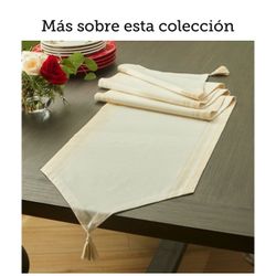 Princess house 8 Napkins 8 Napkin Rings And 1 Runner 