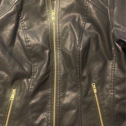 Faux Leather Jacket
