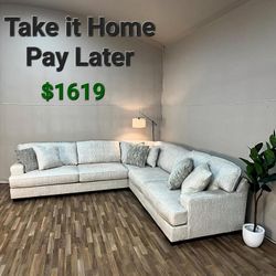 RAWCLIFFE PARCHMENT 3-PIECE SECTIONAL