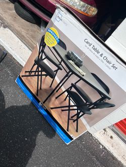 Card Table & Chair Set