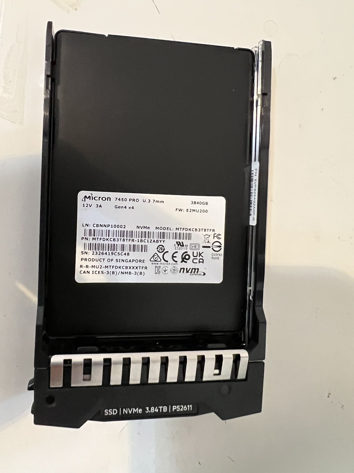 nvme 3.84T