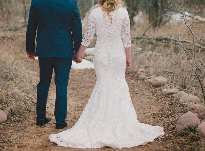 Modest Wedding Dress With Adjustable Corset