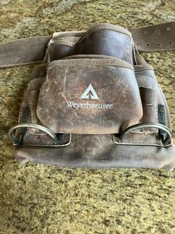Vintage warehouser lineman utility pouch