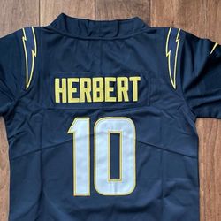 $40 Youth Navy,Gold,white Justin Herbert, Hampton Or McConkey  Los Angeles Chargers Jersey.    