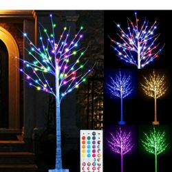  two Light trees 5 Ft High