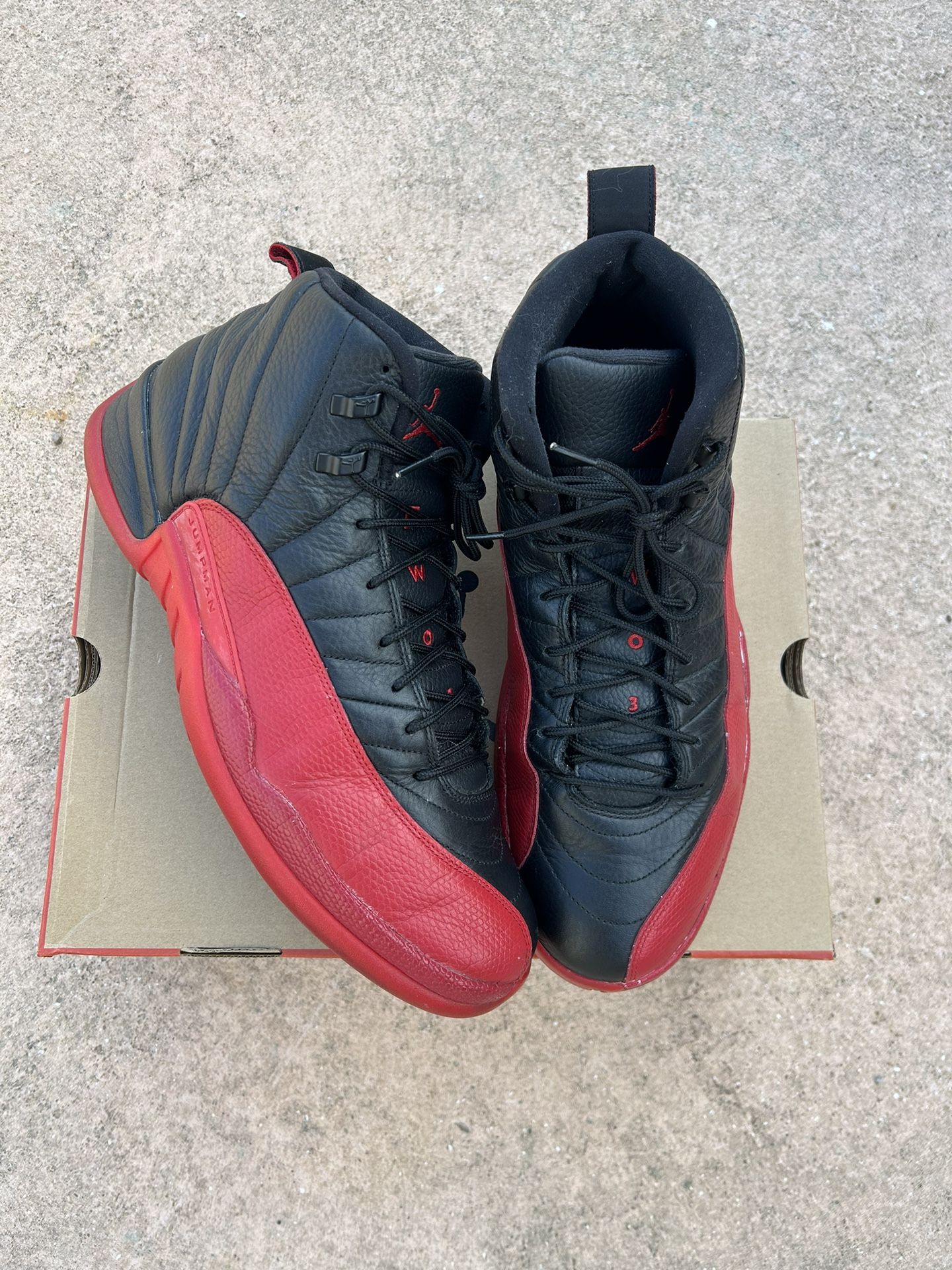 Flu Game Jordan 12s Size 15