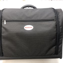 Bernina Large Sewing & EMB Suitcase Tote With Hoop And Accessory Storage Pouches