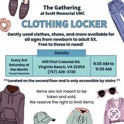 FREE CLOTHES THIS SATURDAY 5/16