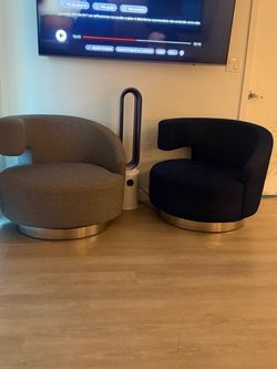 Modern Swivel Accent Chairs – Set of 2