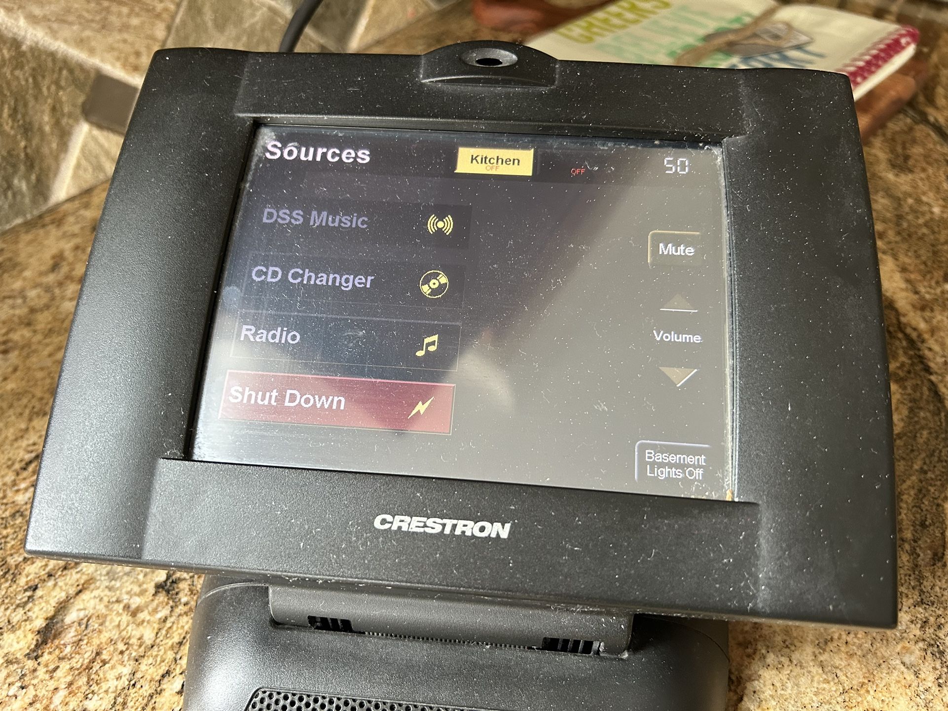 Crestron TPS 3000 Tilt Color Control Pad