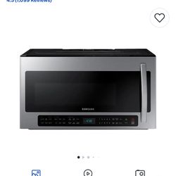 NEW SAMSUNG STAINLESS STEEL OVER THE RANGE MICROWAVE WITH FACTORY WARRANTY 11/9/24