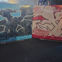 White Flare, Black Bolt Pokemon Center Etb Bundle 