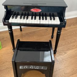 Melissa & Doug Grand Piano and Bench / Kids- Toddler Piano 