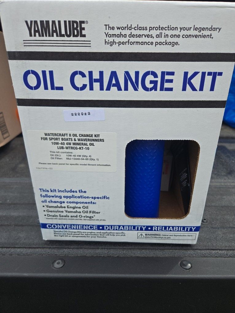 4 Yamaha 1800 HO Oil Change Kits (Jet Ski/Jet Boat)