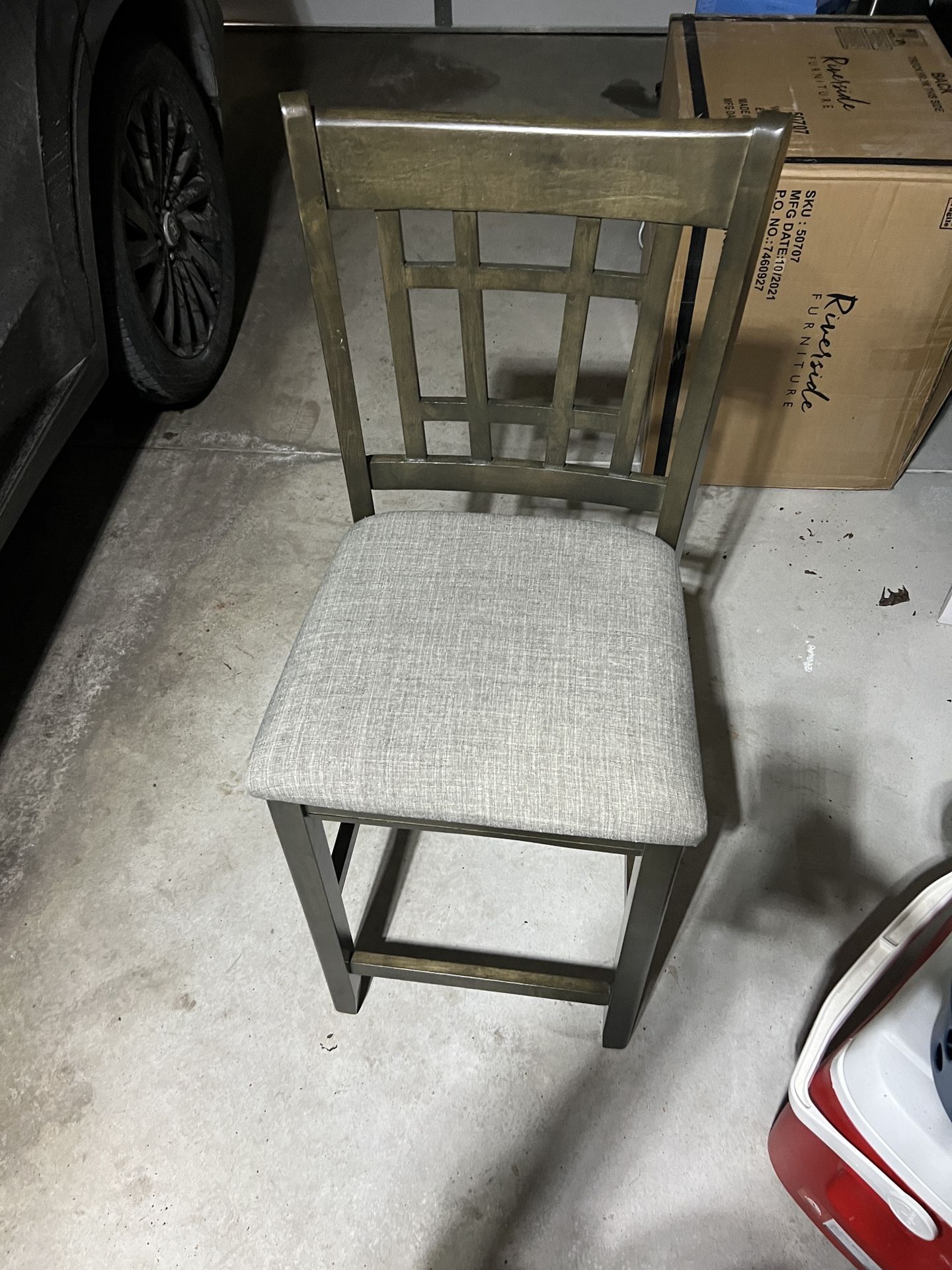 HARTWELL GREY COUNTERSTOOL
