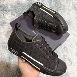 ALL SIZES/ Brand New Dior B23 Low Top Black 