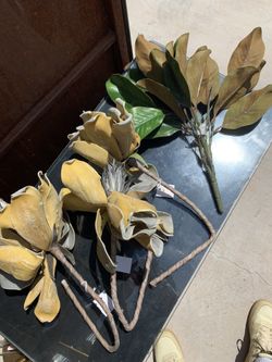 Assorted fake plants