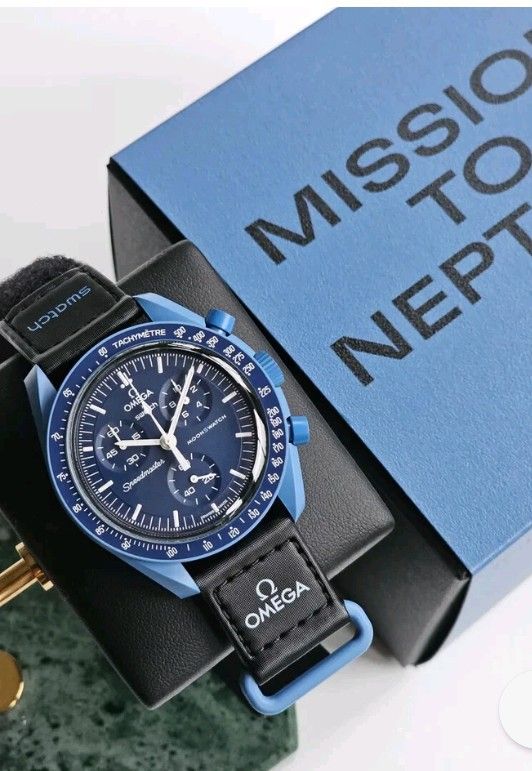 Swatch Omega Neptune Watch 
