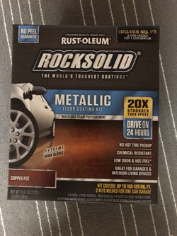 Garage floor paint metallic
