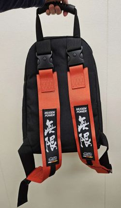Brand New JDM MUGEN POWER Racing Red Harness Detachable Quick Release & Adjustable Shoulder Strap Backpack