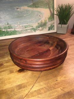 MCM Hardwood Scandinavian Bowl
