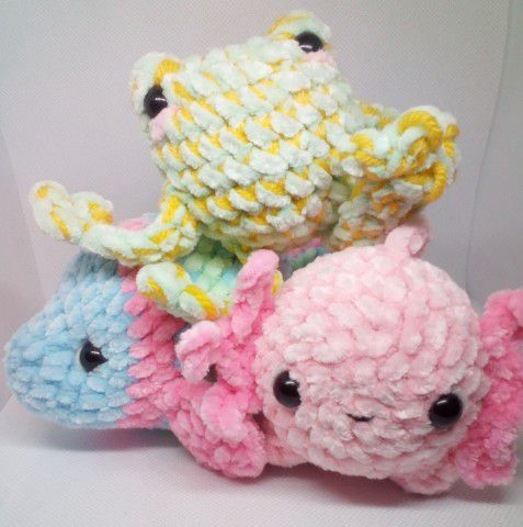 Crocheted Plush Stuffed Animals