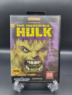 Sega Genesis The Incredible Hulk ( Tested & Working  ) No Manual