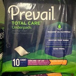 30 x 30 in. Peach Prevail Total Care Disposable Heavy-Absorb