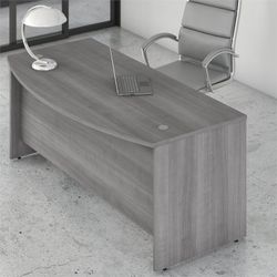 Office Desk Platinum Grey Bush Furniture 