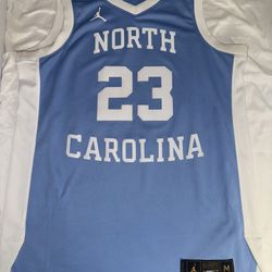  Jordan Men's UNC Tar Heels Jordan Limited Jersey-Light Blue-(SIZE:M)