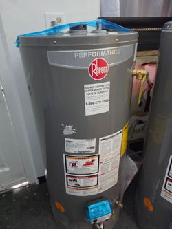 New Water Heater Rheem