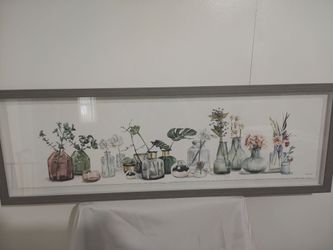 Framed plant picture