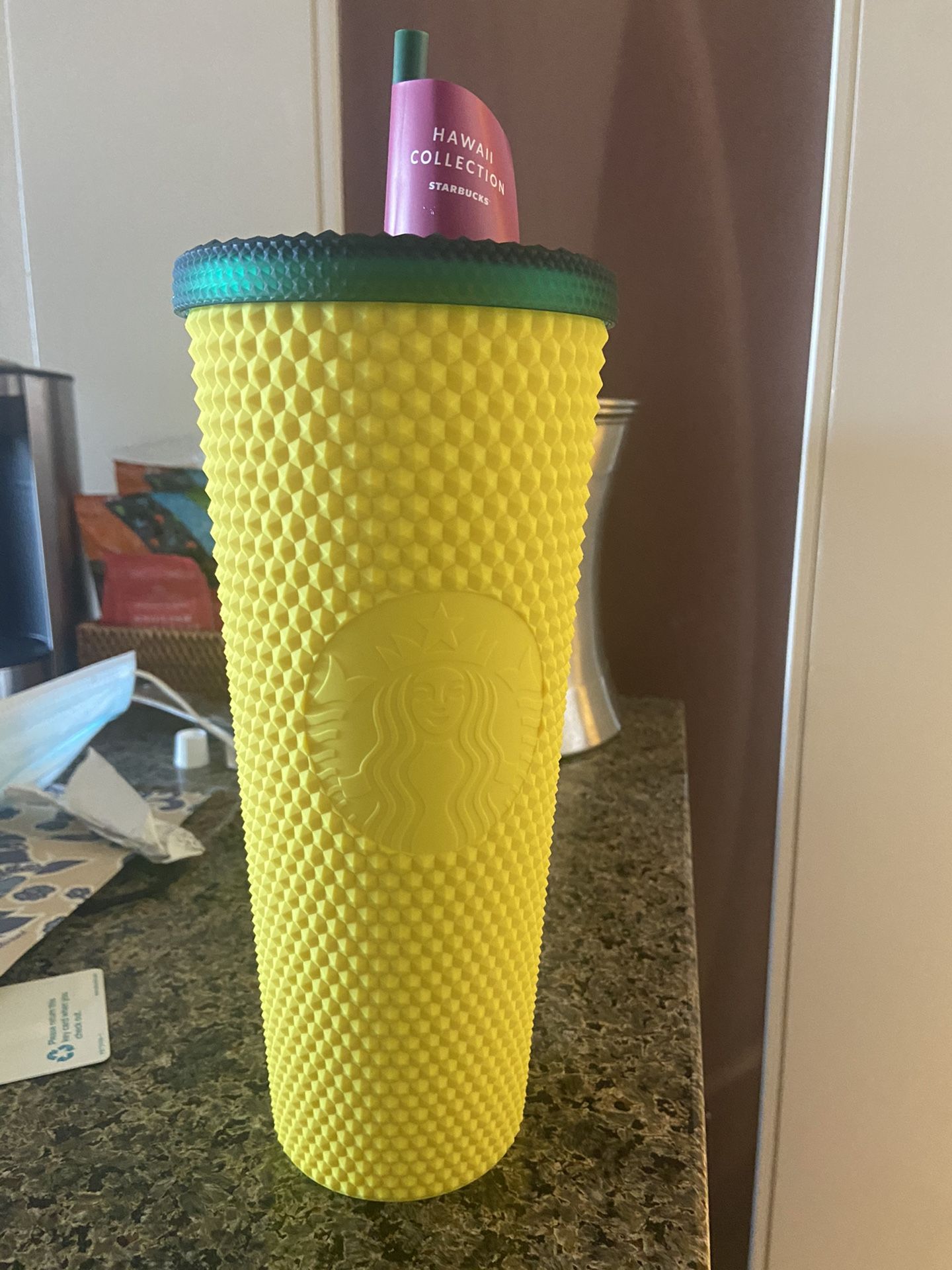 Starbucks Hawaiian Yellow Tumbler From Hawaii