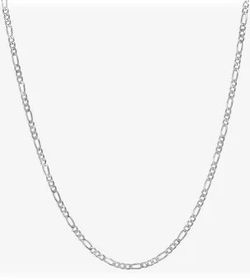 Silver Figaro Chain Necklace