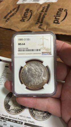 1885-O Morgan Silver Dollar NGC MS64