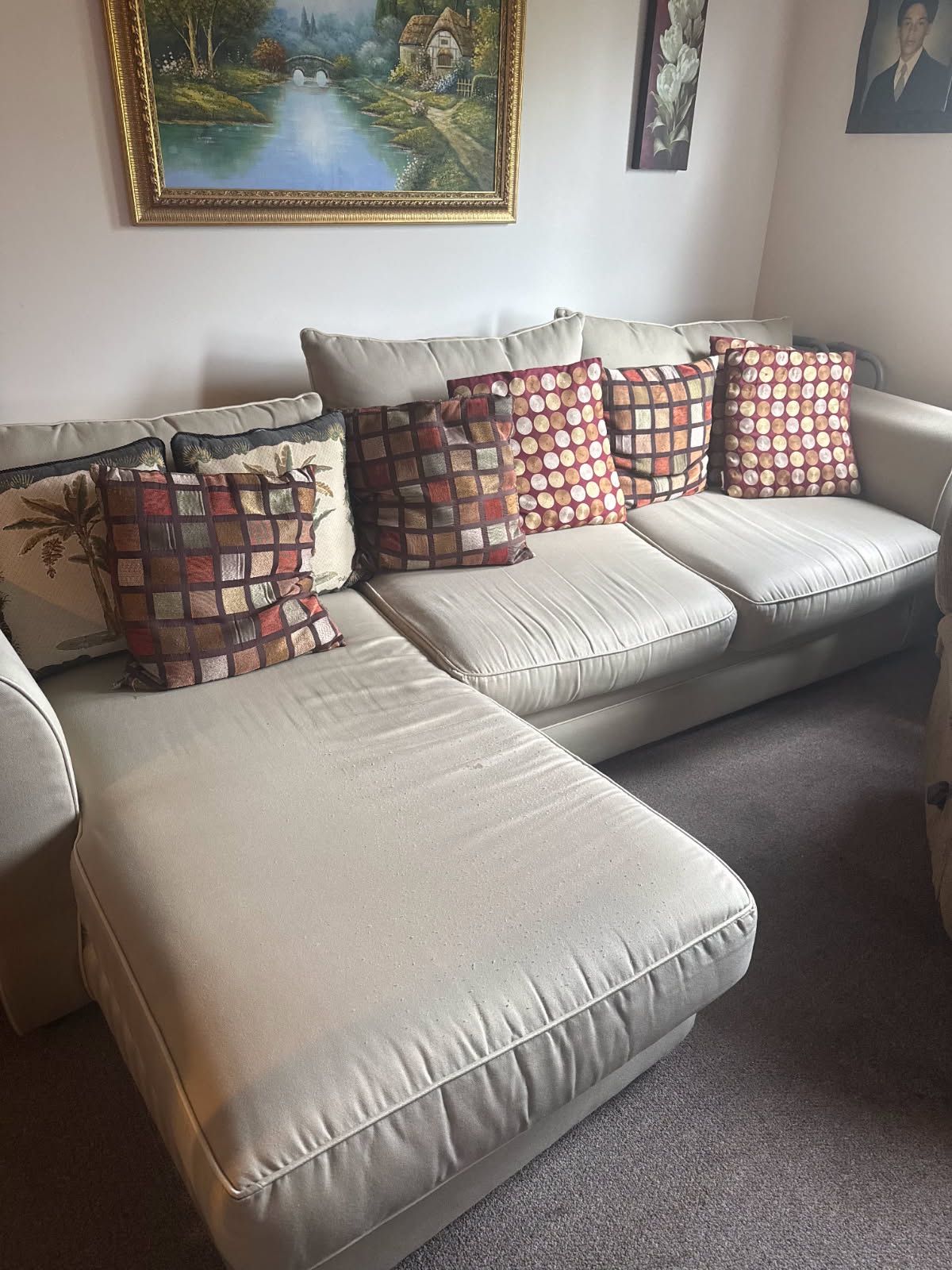 Sofa bed Recliner And Wall Unit