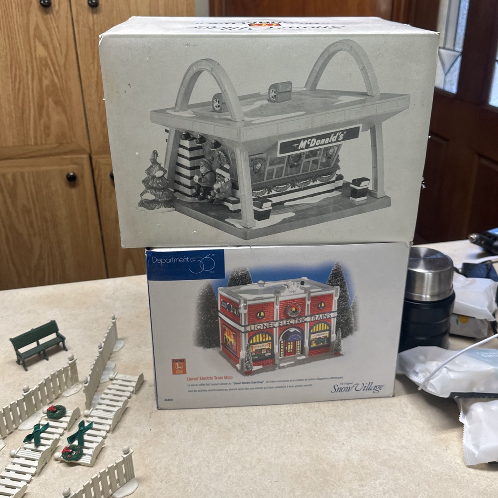 Department 56 Buildings and Winter Display Acessories