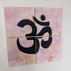 Handmade Om Painting 