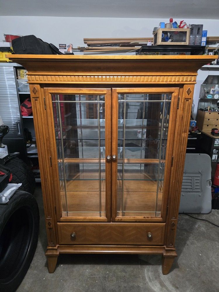Lighted China Cabinet
