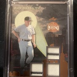 Buck Showalter patch card