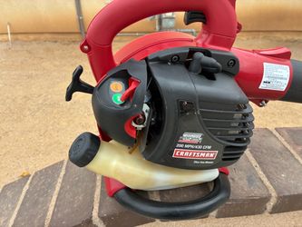 Craftsman handheld leaf blower starts right up runs perfect