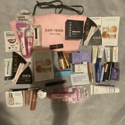 Beauty products plus Kate spade string bag   15 $