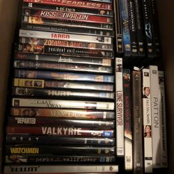 34 DVDs Action / Drama  LOT # 7 $1. Ea. or $20 For All 