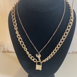 Gold  Tone  Necklace 
