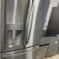 ge refrigerador  stainless  3 door counter depth new refrigerator 