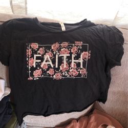Faith Shirt $1 Crop Top