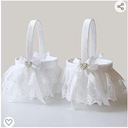 Flower Girl Basket Set Of 2