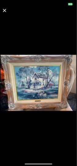 Marty Bell signed & no. 151/750 “Love Tide” lithograph Artist signed, COA