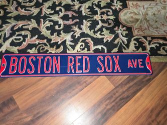 Boston Red Sox Street Sign