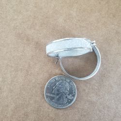 Sterling Silver Hoop Earrings 